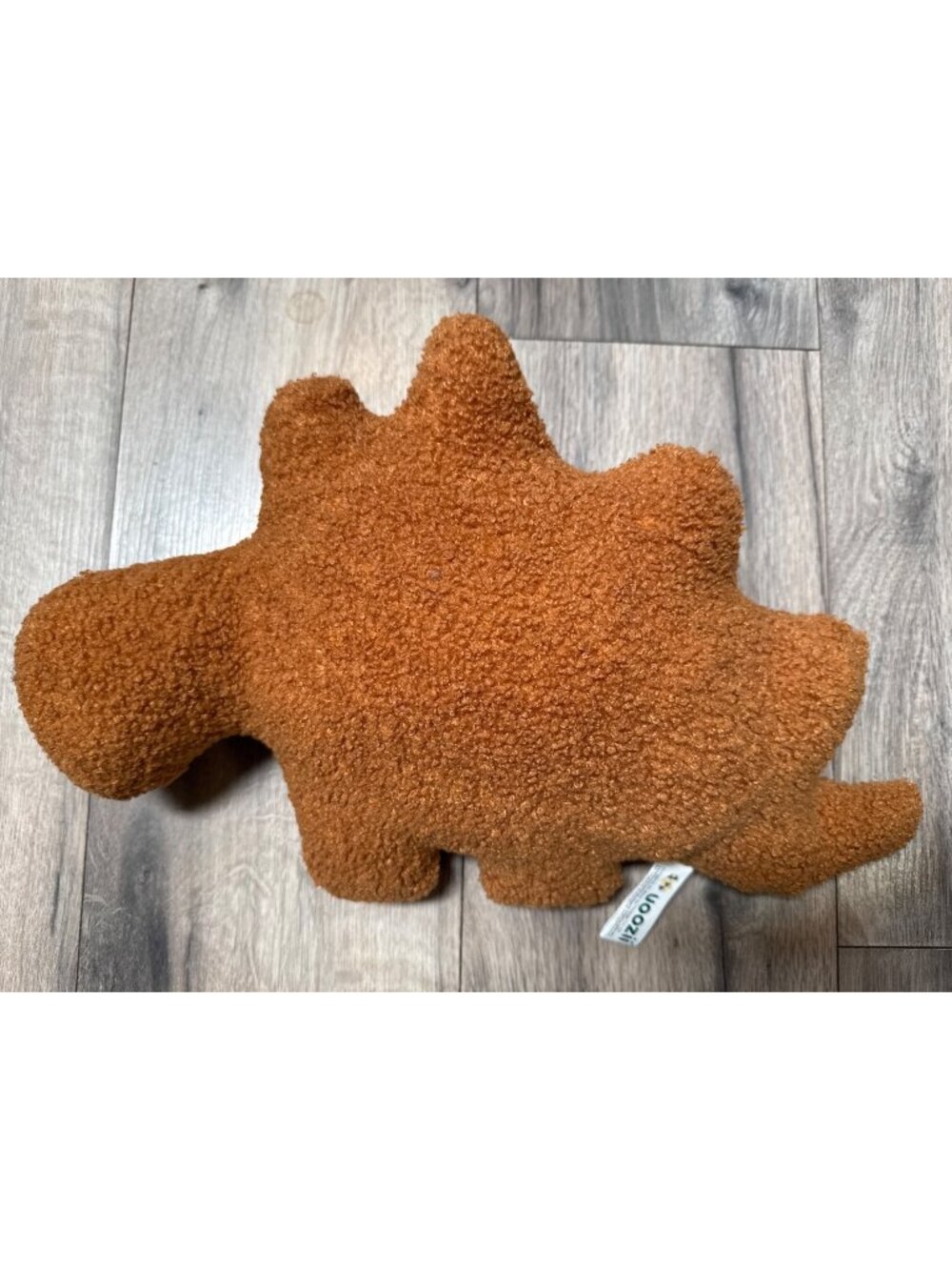 Noozii Weighted Sensory Plush Dinosaur Toy Brown Polyester Stuffed Animal For Ki